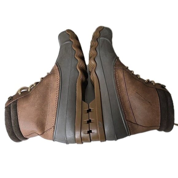 Sperry Brewster Duck Boots Men\'s Brown Waterproof Casual STS14140 Size 8.5